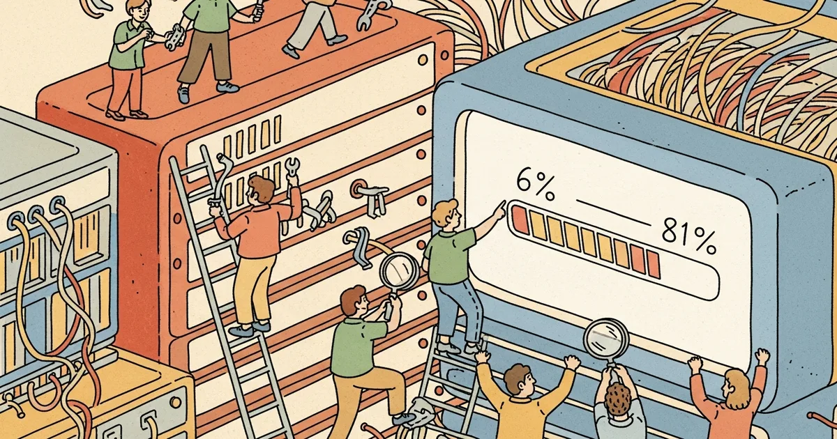 Editorial illustration for: Palisade Research: AI Self-Replication via Hacking Jumps from 6% to 81% Success Rate in One Year