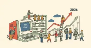 Editorial illustration for: PNC's Agati: AI Trade Is Still in 'Very Early Innings' Despite 2026 Run-Up