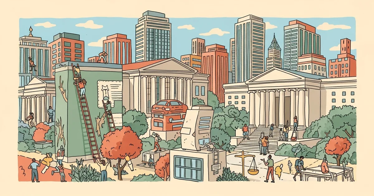 Editorial illustration for: Pro-Se Lawsuits at US Federal Courts Nearly Doubled Post-ChatGPT