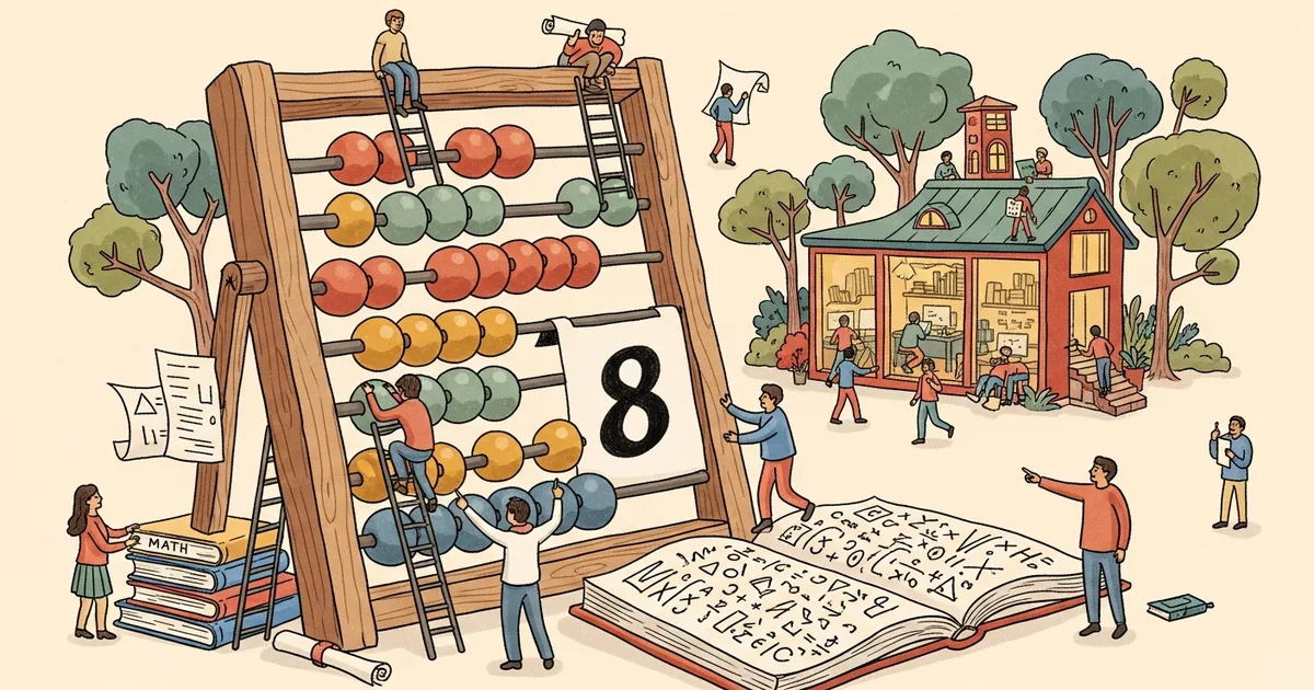 Editorial illustration for: RMA Agentic System Solves 8 of 10 Research-Level Math Problems