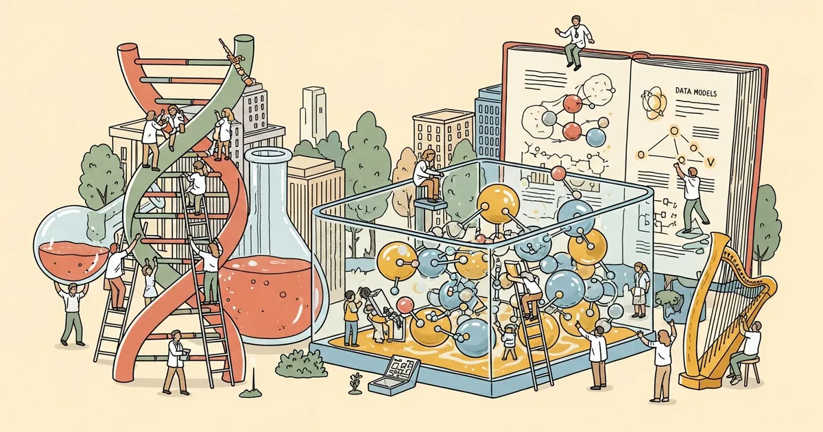 Editorial illustration for: SandboxAQ Brings Quantum Drug-Discovery Models to Claude via Anthropic Integration