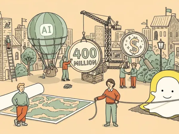 Editorial illustration for: Snap and Perplexity 'Amicably End' $400 Million AI Search Integration Deal