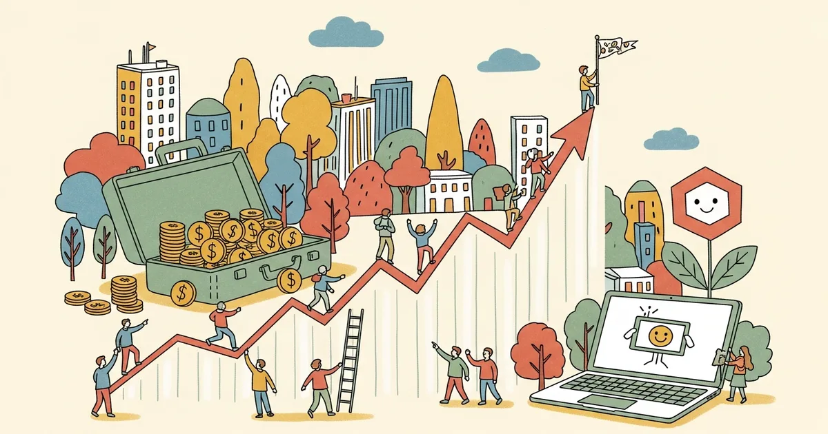 Editorial illustration for: SoftBank Shares Hit Record High on OpenAI IPO Hopes