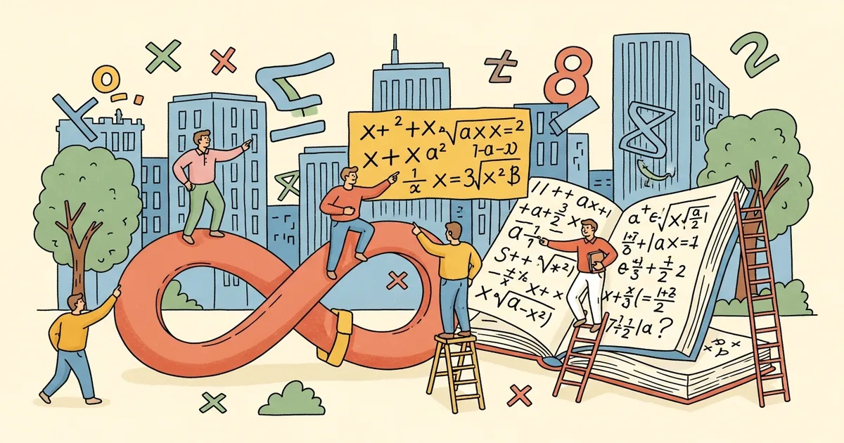 Editorial illustration for: SOOHAK Benchmark: AI Models Confidently Solve Math Problems That Have No Solution