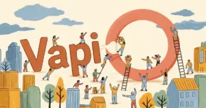 Editorial illustration for: Vapi Hits $500M Valuation After Amazon Ring Picked It Over 40 Rivals