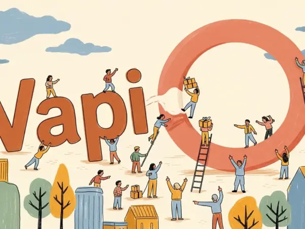 Editorial illustration for: Vapi Hits $500M Valuation After Amazon Ring Picked It Over 40 Rivals