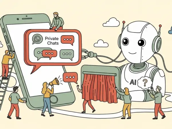 Editorial illustration for: WhatsApp Adds Incognito Mode for Meta AI Chats, Powered by Muse Spark Model