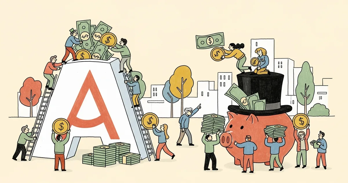 Editorial illustration for: Alphabet to Raise $80B for AI, With a $10B Berkshire Bet