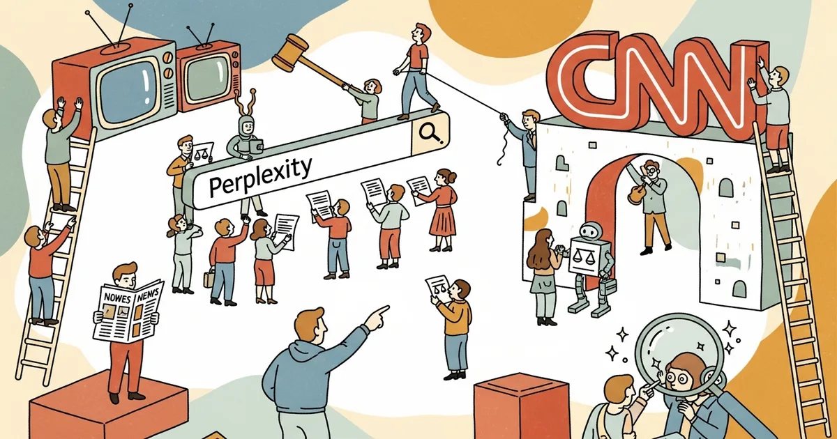 CNN Becomes First TV Network to Sue an AI Company as Perplexity Suits Hit Nine