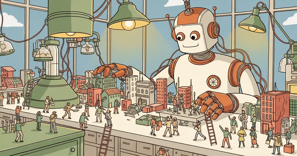 Editorial illustration for: Luma AI Launches Open Physical-AI Lab to Train Robots