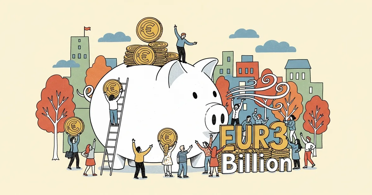 Editorial illustration for: Mistral Is Reportedly Raising EUR3 Billion at a EUR20 Billion Valuation