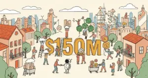 Editorial illustration for: OpenAI Launches a Partner Network With $150 Million to Drive Enterprise Adoption