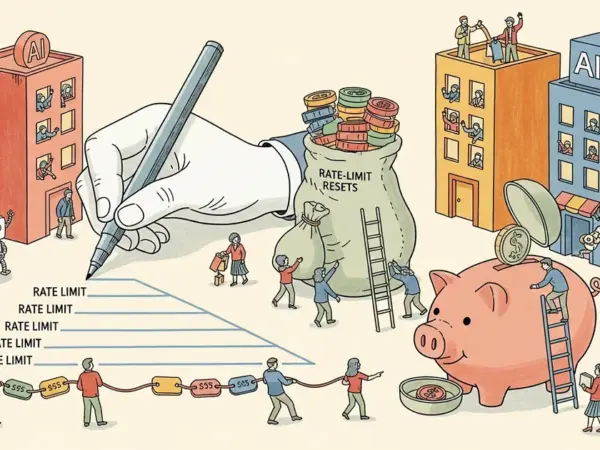 Editorial illustration for: OpenAI Lets Codex Users Bank Rate-Limit Resets, Opening an AI Price War