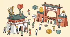 Editorial illustration for: Anthropic Blocks Chinese Firms From Claude Code as Alibaba Bans It Internally