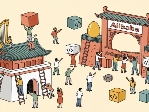 Editorial illustration for: Anthropic Blocks Chinese Firms From Claude Code as Alibaba Bans It Internally