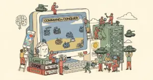 Editorial illustration for: Google DeepMind Dev Ports Command & Conquer to iOS With Claude Code