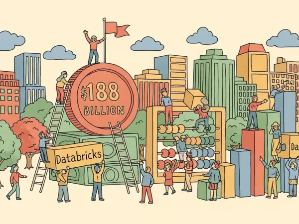 Editorial illustration for: Databricks Hits $188 Billion Valuation in Coatue-Led Round