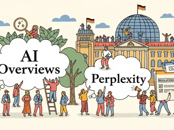 Editorial illustration for: Germany Classifies Google AI Overviews, Perplexity as Content Providers