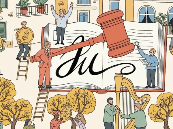 Editorial illustration for: Judge grants final approval to Anthropic's $1.5B copyright settlement
