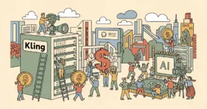 Editorial illustration for: Kuaishou Raises $2 Billion for AI Video Unit Kling at $18 Billion Valuation