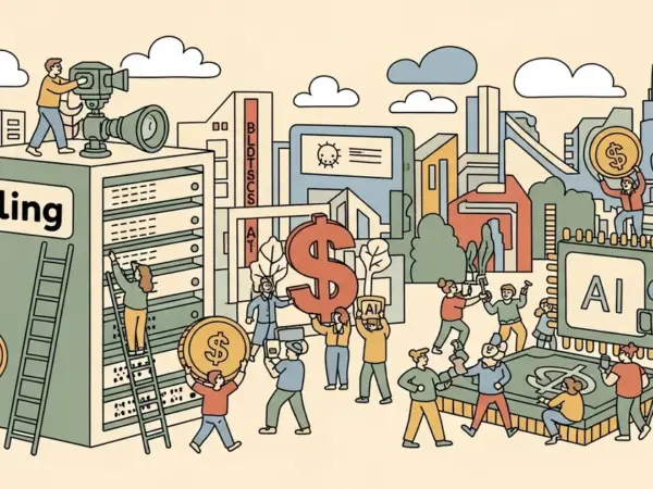 Editorial illustration for: Kuaishou Raises $2 Billion for AI Video Unit Kling at $18 Billion Valuation