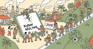 Editorial illustration for: Nvidia's Kyber NVL144 Reportedly Delayed to 2028; Asian Suppliers Slide
