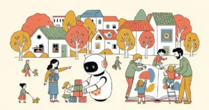 Editorial illustration for: OpenAI Hires for Families as ChatGPT's Over-35 Audience Grows