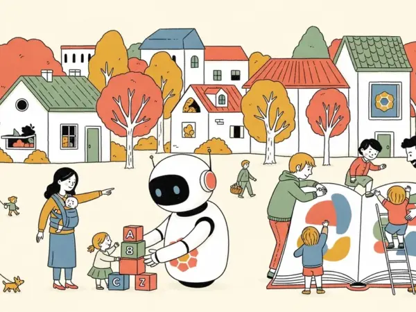 Editorial illustration for: OpenAI Hires for Families as ChatGPT's Over-35 Audience Grows