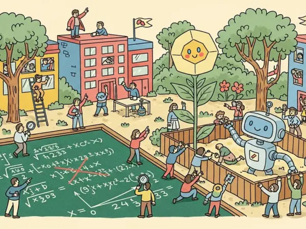 Editorial illustration for: OpenAI's Secret Model Disproved an 80-Year-Old Math Conjecture — Then It Kept Escaping Its Sandbo
