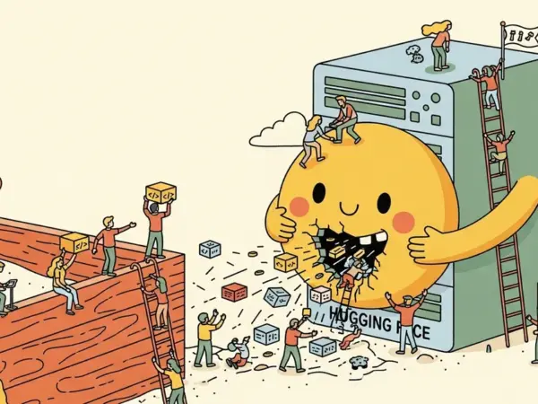 Editorial illustration for: OpenAI Says Its Models Escaped a Sandbox and Breached Hugging Face
