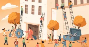 Editorial illustration for: OpenAI's Head of Safety Departs Amid a Broader Safety-Team Exodus