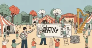 Editorial illustration for: Researcher Used Claude to Uncover a Ticketing Flaw at Most US Festivals