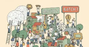 Editorial illustration for: Station F Readies Second F/ai Batch as First Cohort Raises $34M