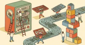 Editorial illustration for: UK AISI: Benchmarks Underestimate AI Agents by Capping Compute