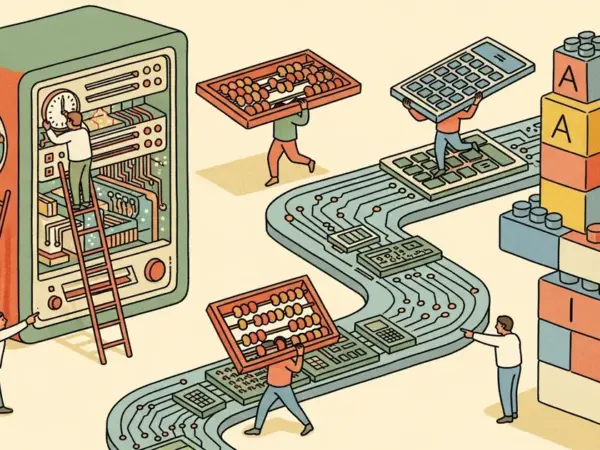 Editorial illustration for: UK AISI: Benchmarks Underestimate AI Agents by Capping Compute