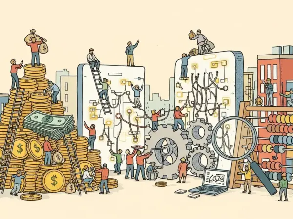 Editorial illustration for: AI's 2026 Funding Supercycle: The Biggest Rounds and What They Buy