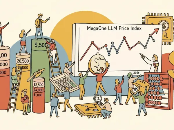 Editorial illustration for: The MegaOne LLM Price Index: What AI Models Actually Cost in 2026