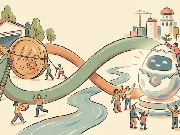 Editorial illustration for: Meta Ends Its 'Tokenmaxxing' Push and Steers Staff to Its New Hatch AI Agent