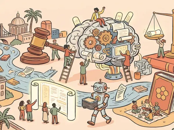 Editorial illustration for: OpenAI Targets the Legal Market With Astra for Law, a GPT-6 Model for Lawyers