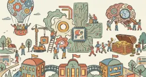 Editorial illustration for: Flow Engineering Hits $750M Valuation as Valor, Atreides, and Sequoia Back AI for Hardware Design