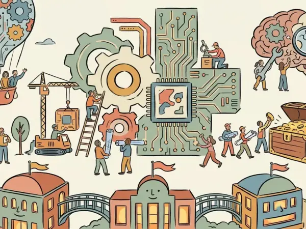 Editorial illustration for: Flow Engineering Hits $750M Valuation as Valor, Atreides, and Sequoia Back AI for Hardware Design