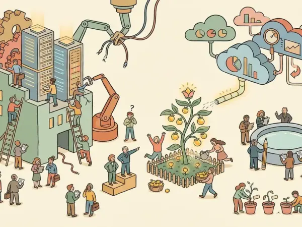 Editorial illustration for: Only 13% of Companies See Real Returns From AI Spending, Gartner Survey Finds