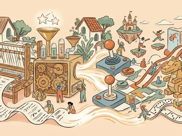 Editorial illustration for: Google Launches Playground, Where Gemini Turns Text Prompts Into Playable Games