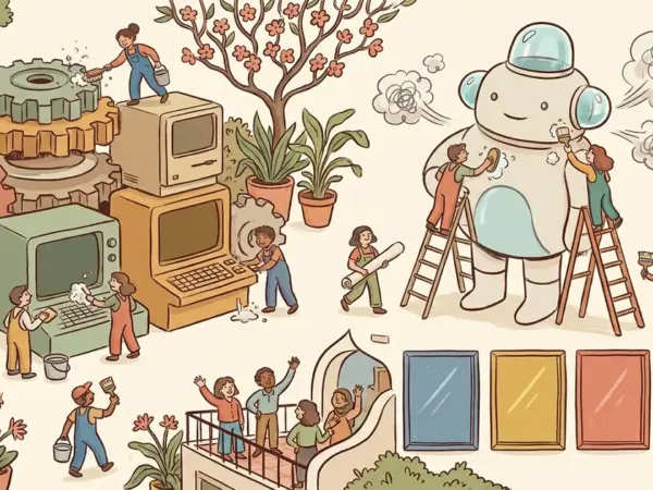 Editorial illustration for: Microsoft Research: Clearing an AI Agent's Chat History Helps It Find Better Answers