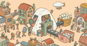 Editorial illustration for: Musubi's PolicyLM Puts Decision Models to Work on Content Moderation