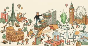 Editorial illustration for: Nvidia's Jensen Huang Pledges $2 Billion for Europe, $250 Million for UK AI Safety Labs