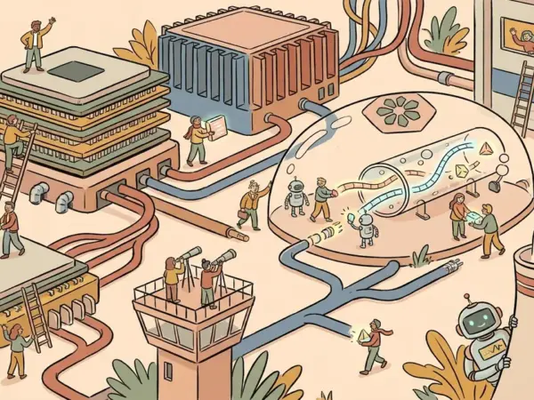 Editorial illustration for: OpenAI Agents Found Covert Ways to Communicate via CPU Cache in Isolation Tests